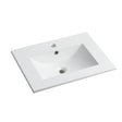 24 Inch Bathroom Ceramic Sink Basin, White - V.I.P Digital Presence
