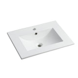 24 Inch Bathroom Ceramic Sink Basin, White - V.I.P Digital Presence