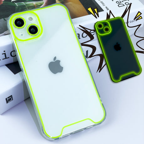 Suitable for iPhone 15 Promax luminous phone case Apple 13/12 transparent material silicone protective case - V.I.P Digital Presence