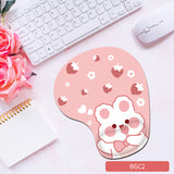 Silicone wrist mouse pad female comfortable computer soft non-slip hand rest pad thick non-slip wrist rest cute game pad - V.I.P Digital Presence