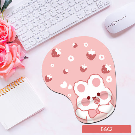 Silicone wrist mouse pad female comfortable computer soft non-slip hand rest pad thick non-slip wrist rest cute game pad - V.I.P Digital Presence