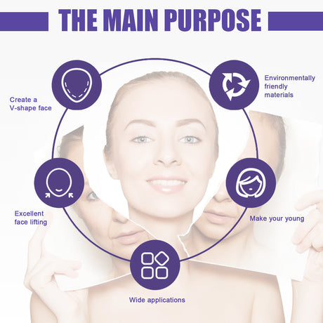 V-Shaped Thin Face Stickers, Tighten Facial Skin And Shrink Jaw Muscles V Face Lift Shaper - V.I.P Digital Presence