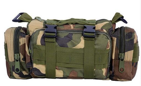 Black Hawk Commandos Multi-function Practical Waist Pack  Handlebar military Camouflage Shoulder Bag for outdoor sports activities - V.I.P Digital Presence