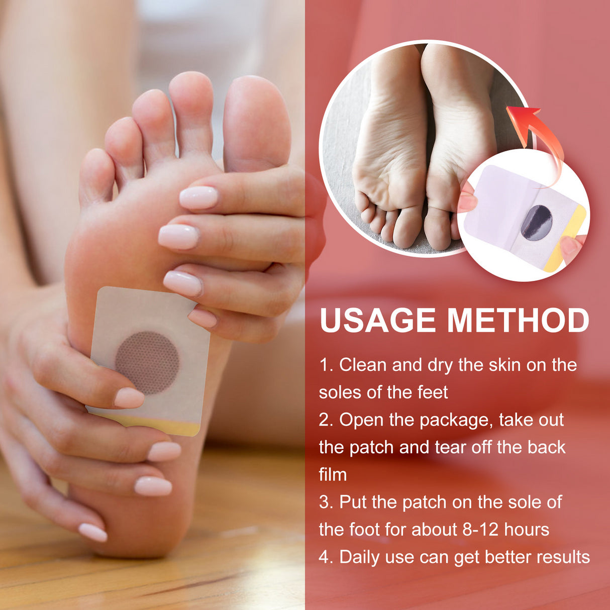 Herbal Boost Patch For Teenagers And Children Height Long Foot Care Boost Patch - V.I.P Digital Presence