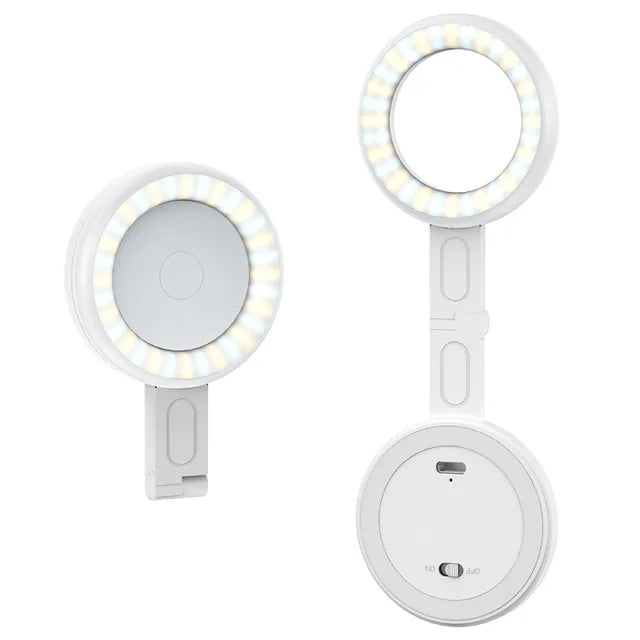 Magnetic LED Fill Light for Phone Selfie Light LED Video Light 2500K-9000K Dimmable Built-in Battery Replacement for iPhone Vlog - V.I.P Digital Presence