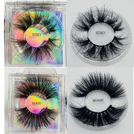 Fluffy Eyelashes 8D 25mm Mink Eyelashes 27mm Long Thick Net Red False Eyelashes - V.I.P Digital Presence