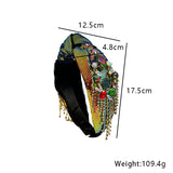 Retro and fashionable inlaid colored drill bit hoop - V.I.P Digital Presence