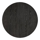 TREXM 5-piece retro functional cutlery set with 1 expandable dining table and 4 cushioned chairs with rattan backrests (espresso - V.I.P Digital Presence