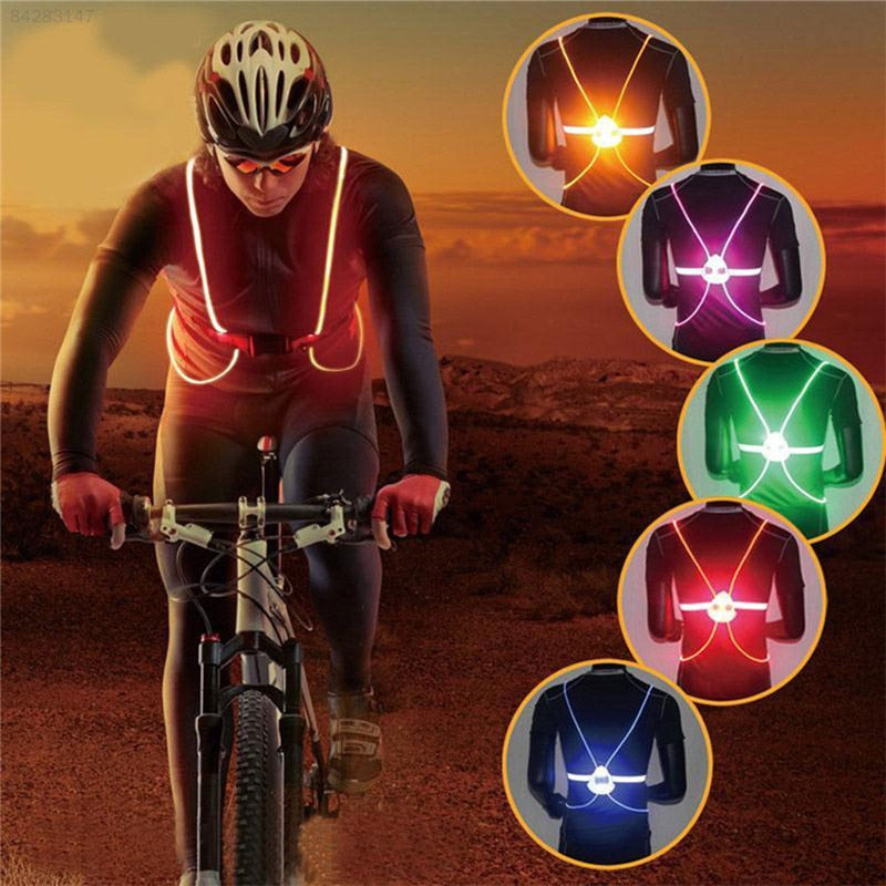 360 Reflective LED Flash Driving Vest High Visibility Night Running Cycling Riding Outdoor Activities Light Up Safety Bike Vest - V.I.P Digital Presence