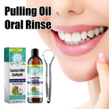 EELHOE   Oral Coconut Oil Mouthwash Removes Stains Beautifies Teeth Freshens Breath Cleans Mouth And Protects Gums - V.I.P Digital Presence