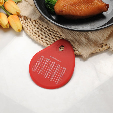 Silicone integrated scraper with baking comparison table handheld cake scraper baking tool - V.I.P Digital Presence