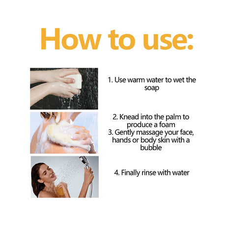 Turmeric & Kojic Acid Soap, Gently Clean Face Fade Spots Brighten Skin Tone Moisturize And Moisturize Even Skin Tone - V.I.P Digital Presence