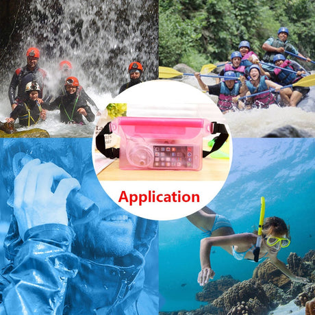Waterproof Swimming Bag Ski Drift Diving Shoulder Waist Pack Bag Underwater Mobile Phone Bags Case Cover For Beach Boat Sports - V.I.P Digital Presence
