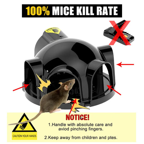 Strong Snap Mouse Rat Traps-High Sensitive Snap Big Plastic Mouse Trap Rodent Catcher - V.I.P Digital Presence