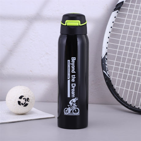 Outdoor sports kettle with handle portable thermos cup anti-fall mountaineering water cup home vacuum cup - V.I.P Digital Presence