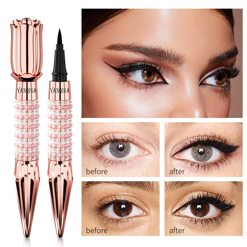 Fast Quick Dry Queen Luxury Eyeliner Soft Smooth Eye Liner Waterproof Eyeliner Cosmetics Black Eyeliner Pen Eyes Makeup - V.I.P Digital Presence