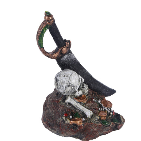 Zombie skull reptile toy hiding room fish tank decoration - V.I.P Digital Presence