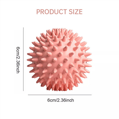Durable sport massage ball. Spiky design for myofascial release, deep - tissue work, trigger points, muscle recovery & pain reli - V.I.P Digital Presence