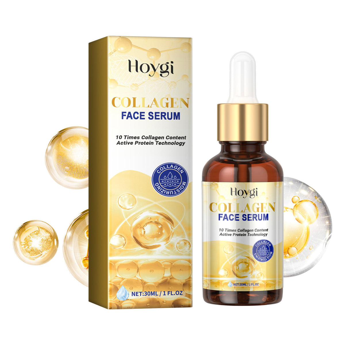 Collagen Face Serum, Moisturizing, Moisturizing And Firming Facial Skin, Cleaning, Anti-Wrinkle, Anti-Aging Eyes - V.I.P Digital Presence