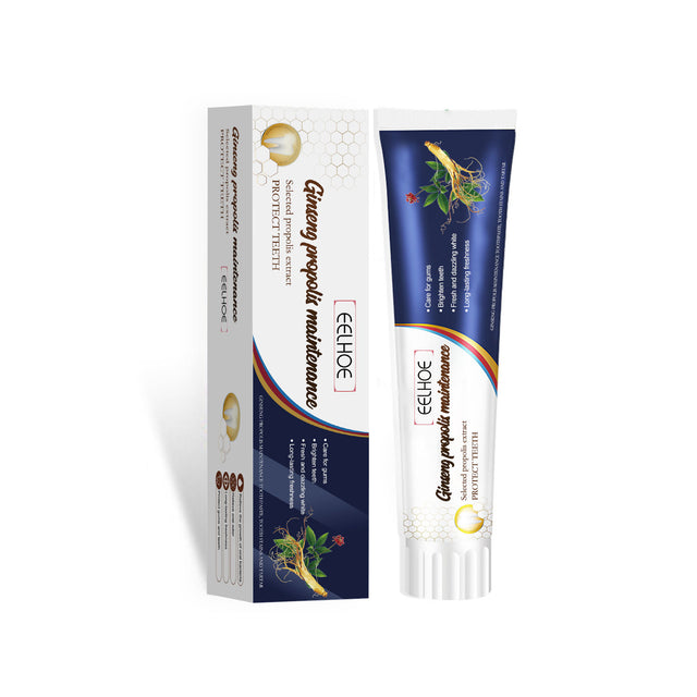 Ginseng Propolis White Toothpaste, Cleaning Stains Bad Breath, Teeth And Gums Care White Toothpaste - V.I.P Digital Presence