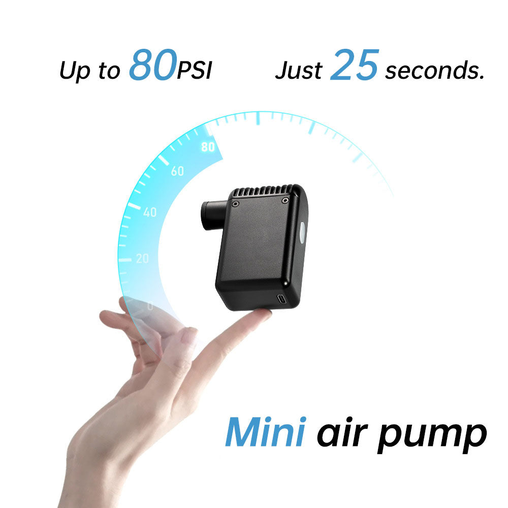 Small Air Pump Bicycle Electric Inflator Portable High Pressure Air Pump Mini Inflator - V.I.P Digital Presence