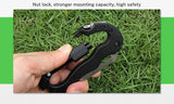 5 in 1 Outdoor Multi Function Mountaineering Buckle Fast Hanging Buckle Cross Screwdriver Carabiner Bottle Opener Wine Opener - V.I.P Digital Presence