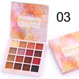 CmaaDu 16 Shades of Shiny Eyeshadow Makeup Matte and Metallic Waterproof Glitter - V.I.P Digital Presence