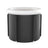 Black Ice Bath Bucket Large Household Foldable Bath Bucket PVC Padded SPA Bathtub - V.I.P Digital Presence