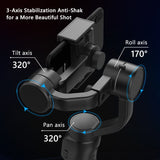 F8 mobile phone camera stabilizer handheld three-axis anti shake platform Tiktok live broadcast tripod short video camera stabilizer - V.I.P Digital Presence