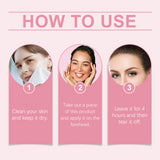 Forehead Patch Lifts, Nourishes, Nourishes, Moisturizes And Reduces Wrinkles