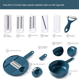 Vegetable Cutter Multifunctional Potato Shredder Household Scraping Radish Grater Slicer with Container Kitchen Gadgets - V.I.P Digital Presence