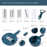 Vegetable Cutter Multifunctional Potato Shredder Household Scraping Radish Grater Slicer with Container Kitchen Gadgets - V.I.P Digital Presence