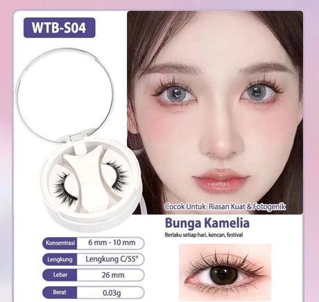 Natural Thick Portable Adhesive Free Eyelash Magnetic Suction Eyelash Style - V.I.P Digital Presence
