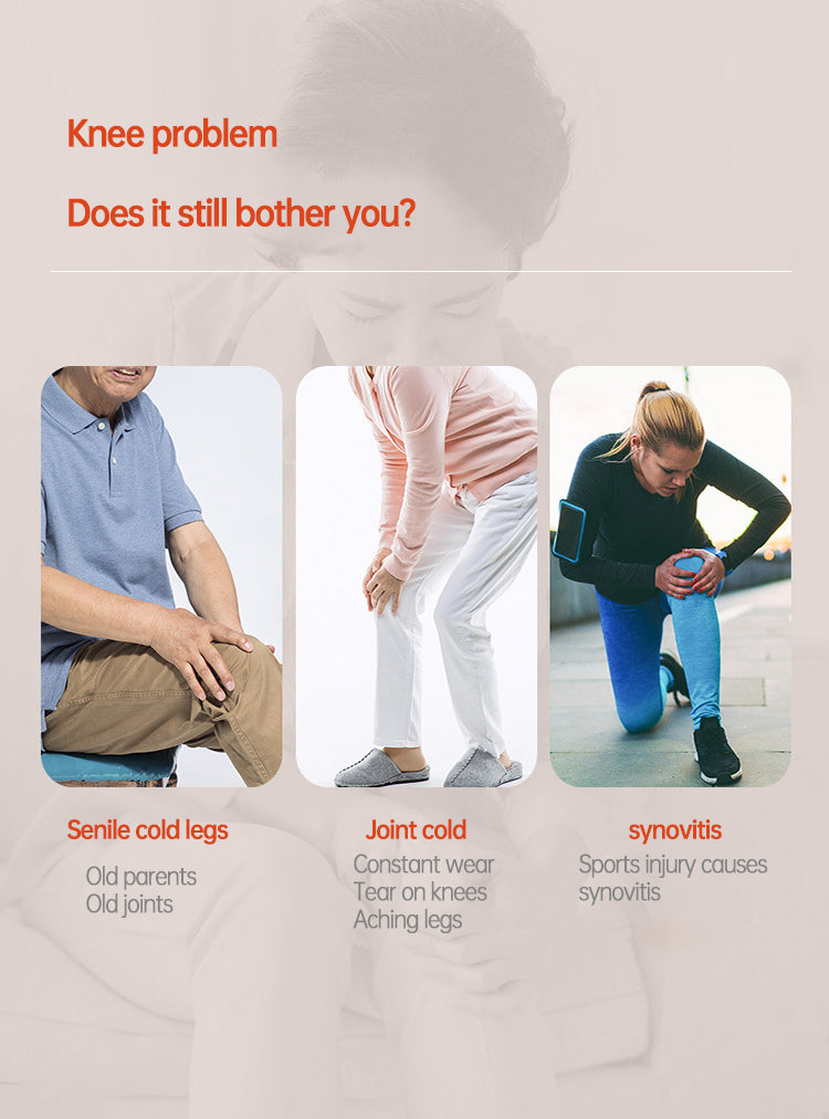 Heated Knee Brace Wrap Pad Dual-use Thermostat Usb Heating Knee Pads For Knee Sprains Strains Arthritis with massage - V.I.P Digital Presence