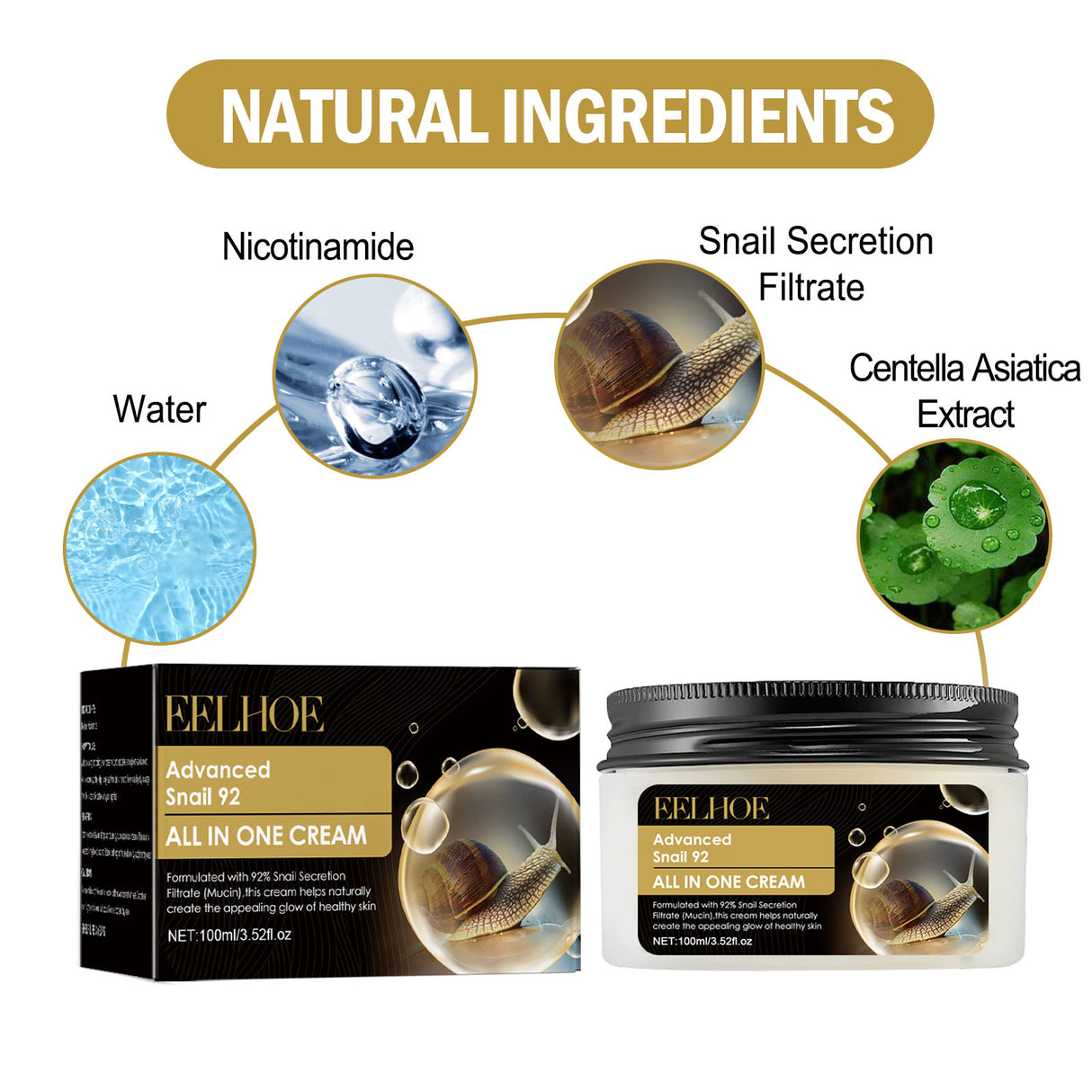 Advanced Snail 92 All In One Cream, Brightening And Firming Skin Face Cream With Moisturizing Moisturizing Moisture - V.I.P Digital Presence
