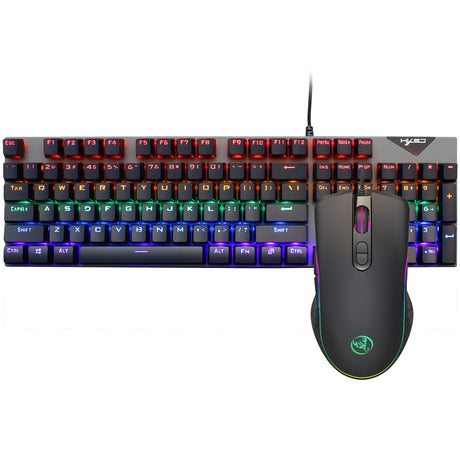 Suspended keycaps with real mechanical feel illuminated RGB keyboard and mouse game 104 keyboard and mouse wired set - V.I.P Digital Presence