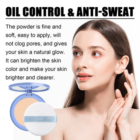 Oil Control Setting Powder, Light Setting Powder Delicate Skin Friendly Waterproof Oil Control Brightening Skin Tone - V.I.P Digital Presence