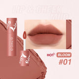 O. TWO. O Lip Clay Matte Face Lip And Cheek Dual-Use Powder Blusher Lipstick Air Lip Glaze Does Not Stick To Cup Lip Color 9144 - V.I.P Digital Presence