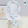 1Pcs 1M/2M/3M Baby Handmade Nodic Knot Newborn Bed Bumper Long Knotted Braid Pillow Baby Bed Bumper Knot Crib Infant Room Decor - V.I.P Digital Presence