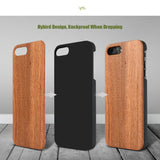Geniune Bambus Fall Für iPhone 6 6 s Plus 100% Natürliche Holz Abdeckung Für iPhone 5 5 s SE X 7 8 Plus 6 6 s Xr Xs Max Funda Tasche - V.I.P Digital Presence