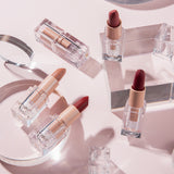 HANDAIYAN Makeup Crystal Square Tube Lipstick Small Ice Cube Matte Matte Lipstick Set 6 Pack - V.I.P Digital Presence