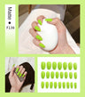 Nail Art Fake Nails Stiletto Tips Clear Press on Long False with Glue Coffin Stick Display Full Cover Artificial Designs Matte - V.I.P Digital Presence