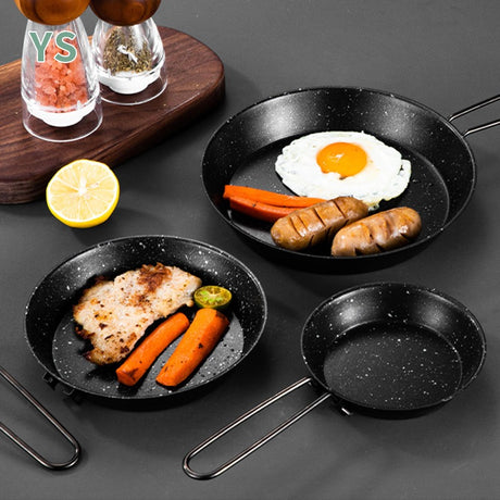 Stainless steel folding handle frying pan outdoor non stick folding fry pan frying pan - V.I.P Digital Presence