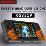 RG351P ANBERNIC  Retro Game PS1 RK3326 64G Open Source System 3.5 inch IPS Screen Portable Handheld Game Console RG351gift 2400 - V.I.P Digital Presence