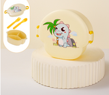 Cartoon cute microwaveable portable lunch box with buckle compartments - V.I.P Digital Presence
