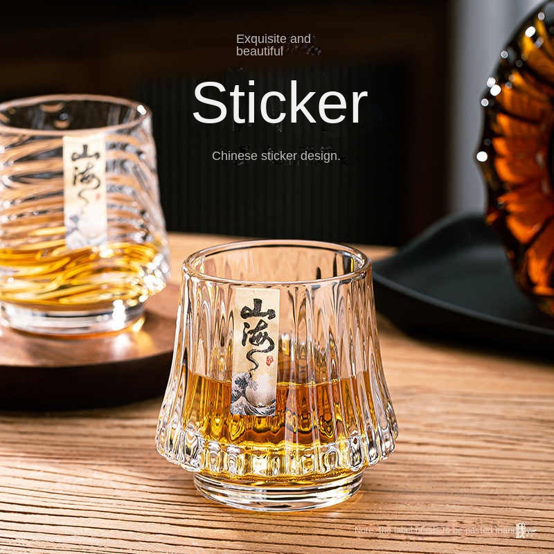 Shanhai glass whiskey cup personalized niche home wine cup mini wine glass beer cup - V.I.P Digital Presence