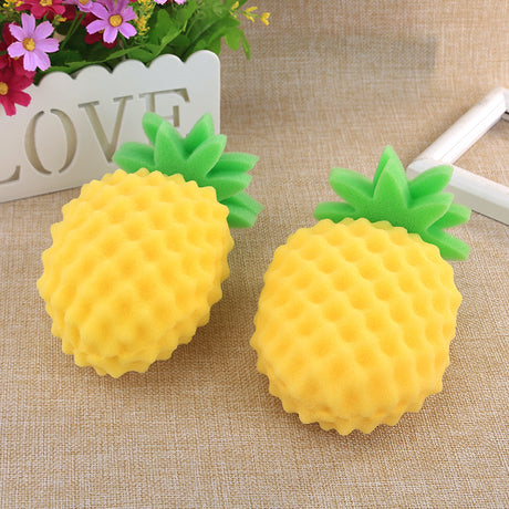 Creative Cartoon Bath Cleaning Sponge Three-Dimensional Pineapple Fruit Bath Cotton Children's Bath Sponge - V.I.P Digital Presence