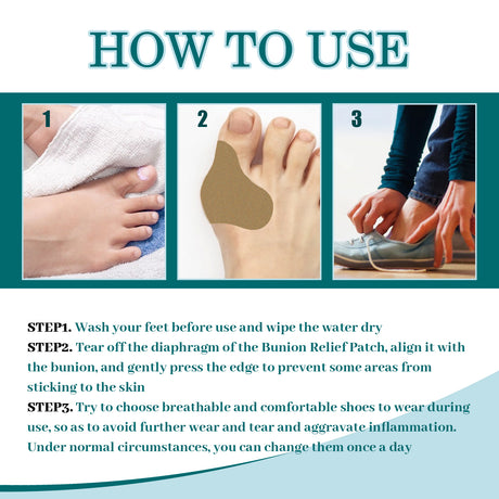 Bunion Patch, Relieves Toes Swelling And Pain Corrects Thumb Valgus Herbal Care Patch - V.I.P Digital Presence