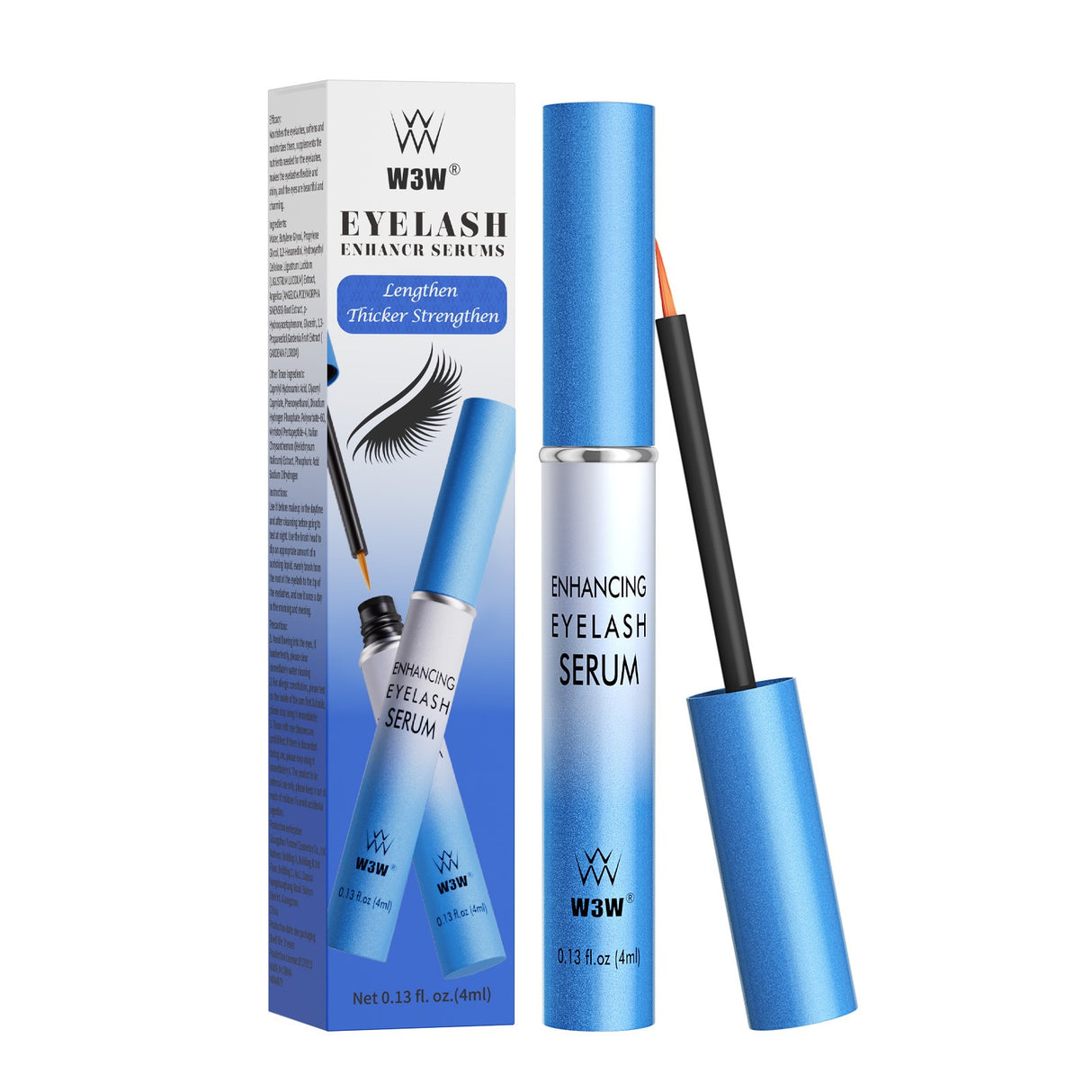 W3W Eyelash serum black thick Eyelash serum long curling - V.I.P Digital Presence