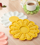 Creative Daisy Flower Household Oil and Heat Resistant Small Fresh Japanese and Korean Bowl and Plate Mats - V.I.P Digital Presence